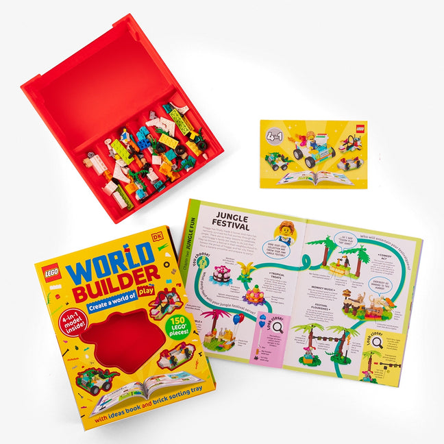 Lego World Builder: Create a World of Play with 4-In-1 Model and 150+ Build Ideas! - Ingram