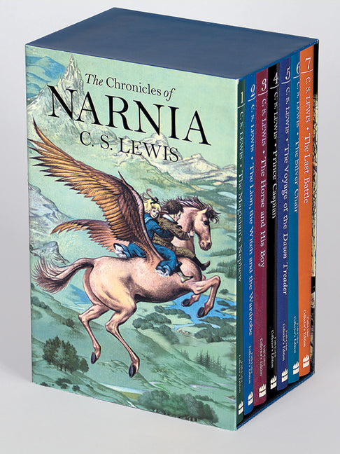 Chronicles of Narnia Full-Color Paperback 7-Book Box Set: The Magician's Nephew, the Lion, the Witch and the Wardrobe, the Horse and His Boy, Prince C - Ingram