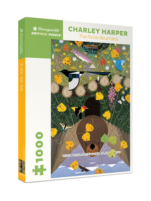 Charley Harper: The Rocky Mountains 1,000-Piece Jigsaw Puzzle - Ingram
