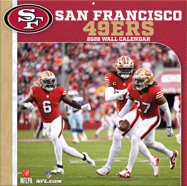 San Francisco 49ers 2026 12x12 Team Wall Calendar - Ingram