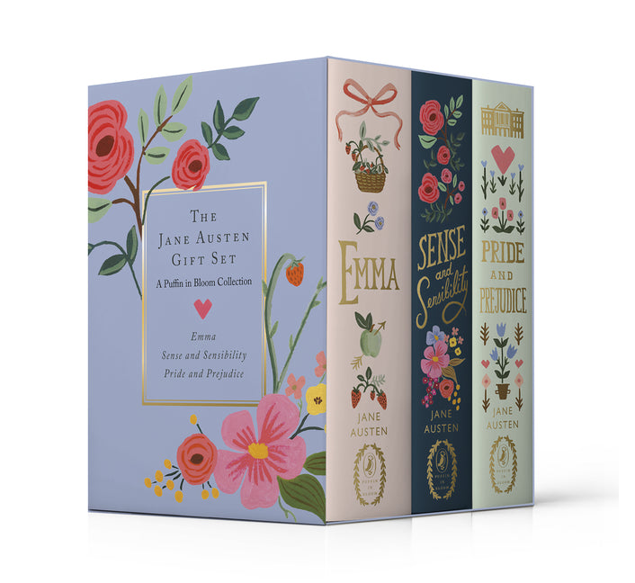 Jane Austen Gift Set: A Puffin in Bloom 3-Book Collection: Pride and Prejudice, Emma, and Sense and Sensibility - Ingram