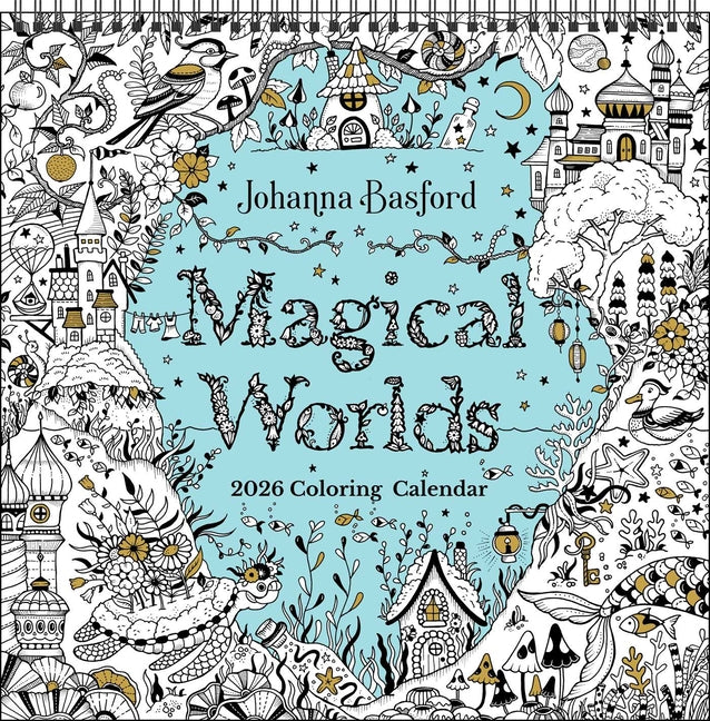 Johanna Basford's 2026 Coloring Wall Calendar - Ingram