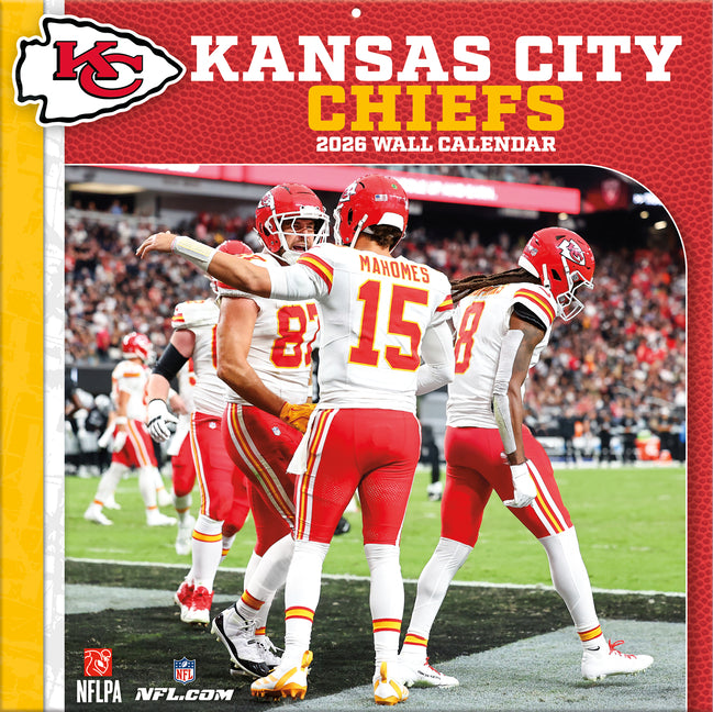 Kansas City Chiefs 2026 12x12 Team Wall Calendar - Ingram