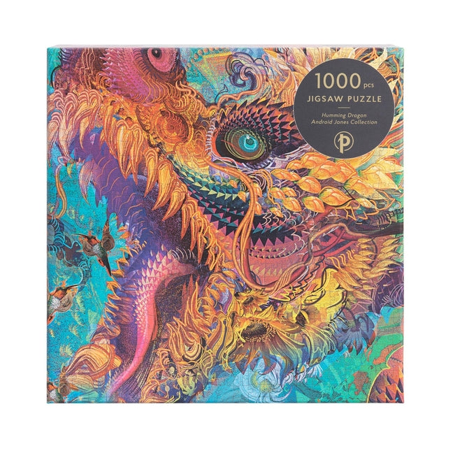 Humming Dragon 1000 Piece Jigsaw Puzzle by Paperblanks (Android Jones Collection) - Ingram
