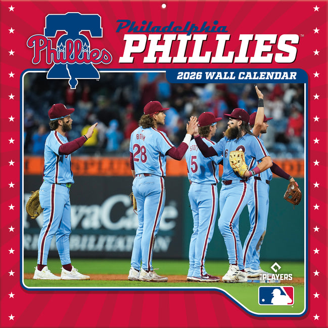 Philadelphia Phillies 2026 12x12 Team Wall Calendar - Ingram
