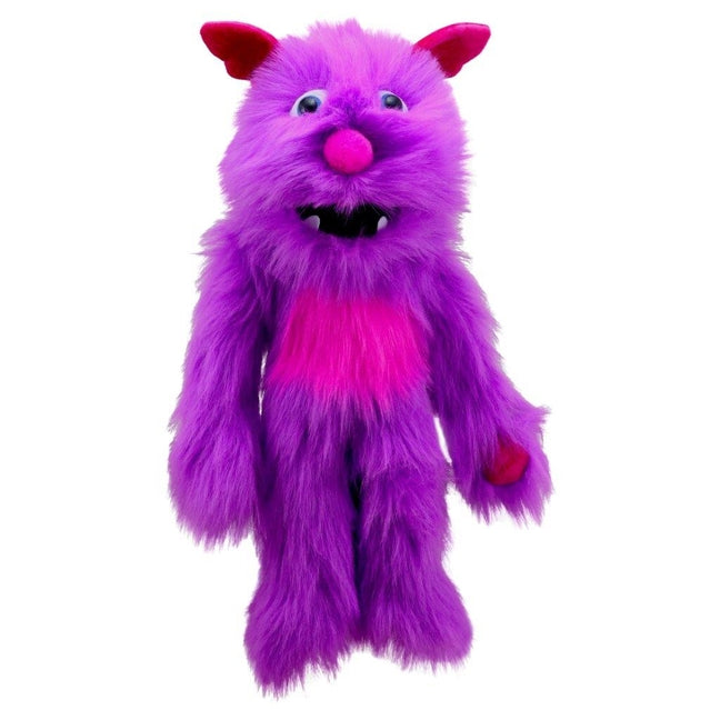 Full Bodied Purple Monster Puppet: Purple Monster Puppet - Ingram