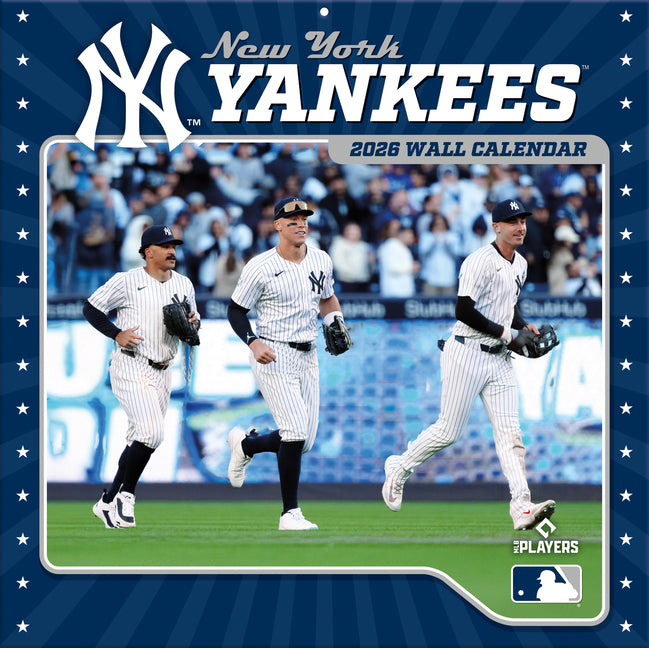New York Yankees 2026 12x12 Team Wall Calendar - Ingram