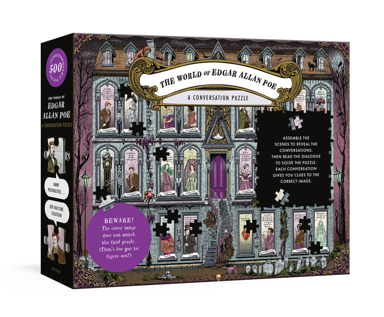 World of Edgar Allan Poe: A Conversation Puzzle: 500-Piece Puzzle: A Jigsaw Puzzle for Adults - Ingram