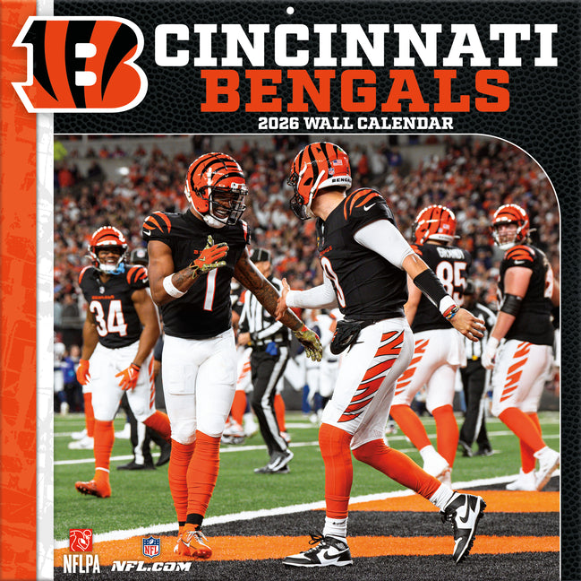 Cincinnati Bengals 2026 12x12 Team Wall Calendar - Ingram