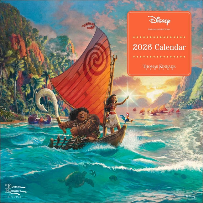 Disney Dreams Collection by Thomas Kinkade Studios 2026 Mini Wall Calendar - Ingram