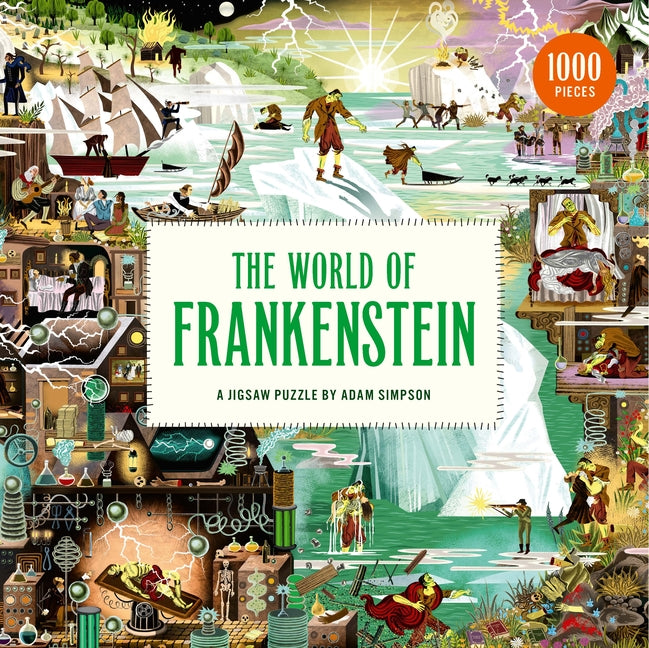 World of Frankenstein: A Jigsaw Puzzle by Adam Simpson - Ingram