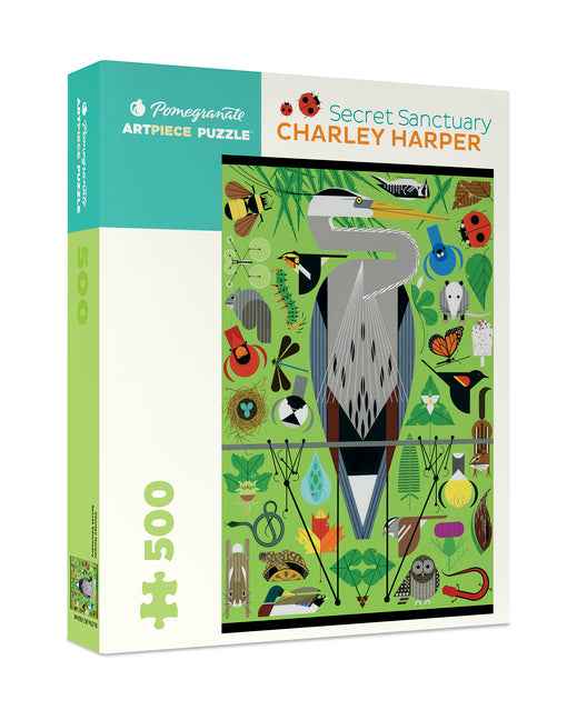 Charley Harper: Secret Sanctuary 500-Piece Jigsaw Puzzle - Ingram