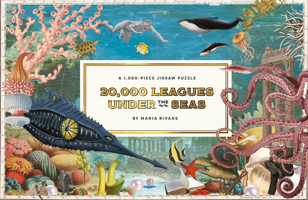 20,000 Leagues Under the Seas: A 1000 Piece Jigsaw Puzzle Inspired by Jules Verne's Classic Adventure - Ingram