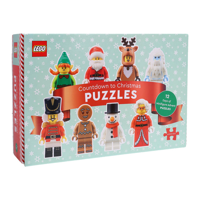 Lego Countdown to Christmas Puzzles: 12 Days of Minifigure Advent Puzzles - Ingram