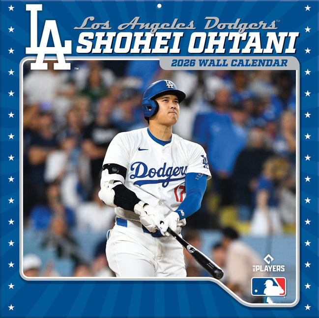 Los Angeles Dodgers Shohei Ohtani 2026 12x12 Player Wall Calendar - Ingram