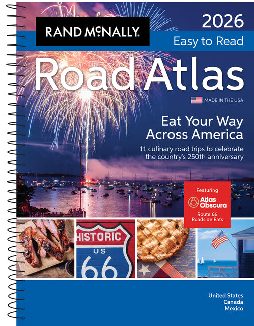 2026 Rand McNally Easy to Read Midsize Road Atlas - Ingram