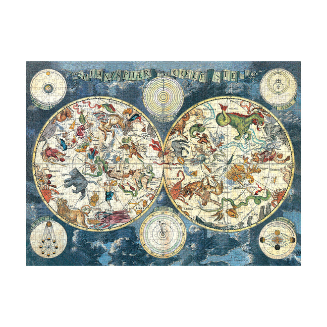 Celestial Planisphere 1000 Piece Jigsaw Puzzle by Paperblanks (Early Cartography) - Ingram