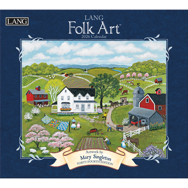 Lang Folk Art(tm) 2026 Wall Calendar - Ingram