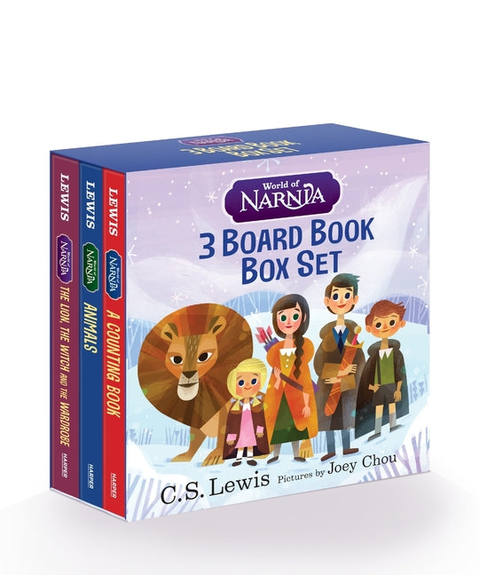 World of Narnia: 3 Board Book Box Set: The Lion, the Witch, and the Wardrobe, the Chronicles of Narnia: Animals, the Chronicles of Narnia: A Counting - Ingram