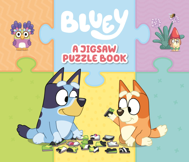 Bluey: A Jigsaw Puzzle Book: Includes 4 Double-Sided Puzzles - Ingram