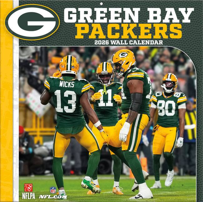 Green Bay Packers 2026 12x12 Team Wall Calendar - Ingram