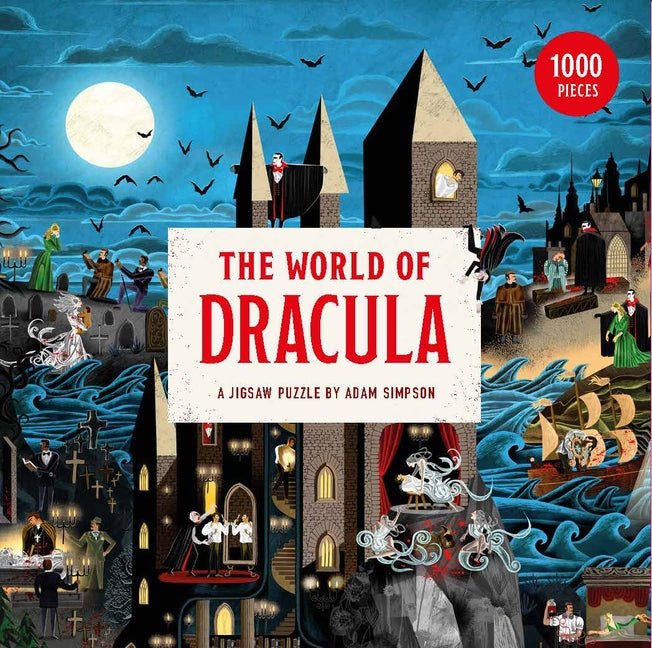 World of Dracula 1000 Piece Puzzle: A Jigsaw Puzzle by Adam Simpson - Ingram